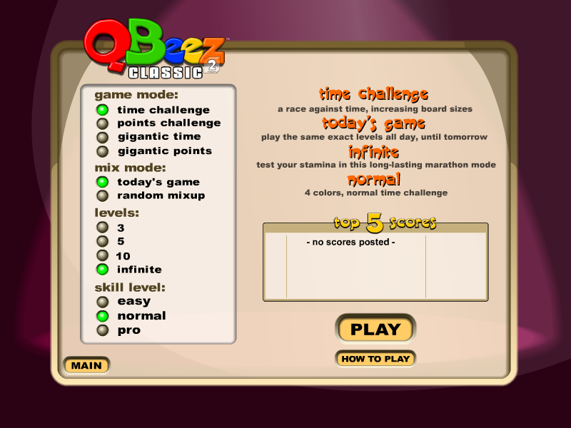 Screenshot of QBeez 2 (Windows, 2006) - MobyGames