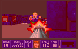 Spear of Destiny (DOS) screenshot: Against Barnacle Wilhelm!