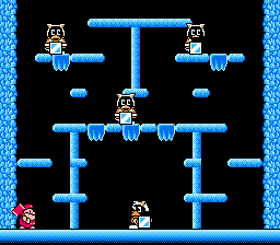 Don Doko Don (NES) screenshot: The third area