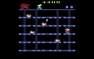 Donkey Kong (Atari 2600) screenshot: The second level