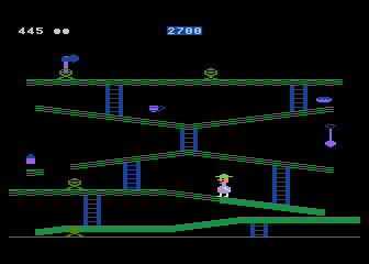 Miner 2049er (Atari 8-bit) screenshot: First Screen