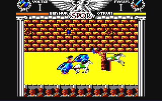 Coliseum (Amstrad CPC) screenshot: Get that guy