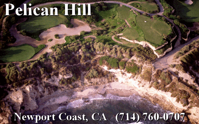 Links 386 Pro (DOS) screenshot: Pelican Hill splash screen