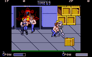 Double Dragon II: The Revenge (DOS) screenshot: VGA two player action