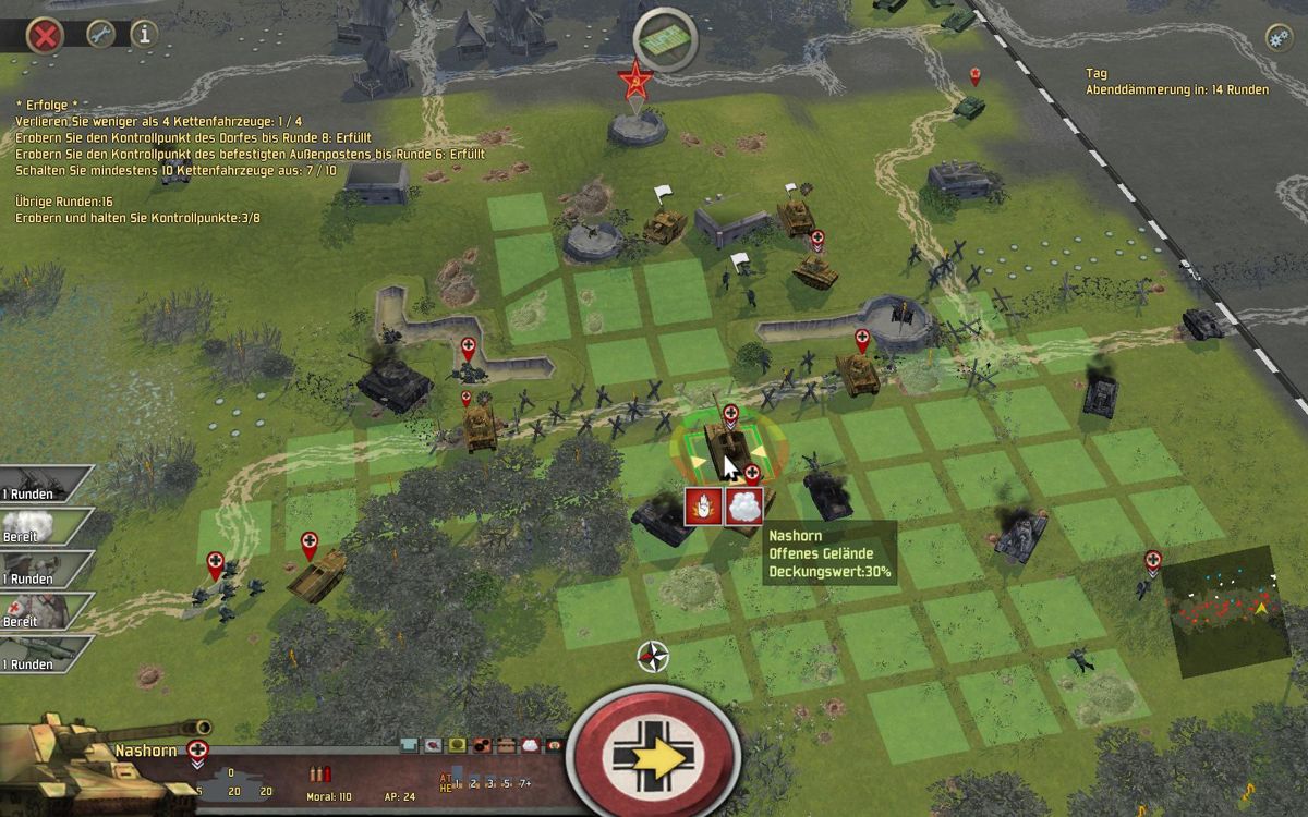 Screenshot of Battle Academy 2: Battle of Kursk (Windows, 2015) - MobyGames