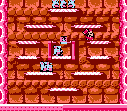 Don Doko Don (NES) screenshot: The second area