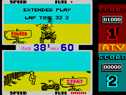 ATV Simulator (ZX Spectrum) screenshot: Two Players game