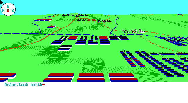 Austerlitz (DOS) screenshot: Begin of game