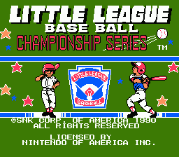 Little online League Baseball for Nintendo NES in box