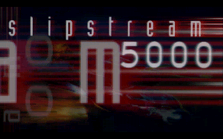 Slipstream 5000 (DOS) screenshot: Title Screen
