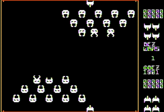Bezwars (Apple II) screenshot: Gameplay