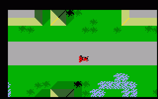 Auto Racing (Intellivision) screenshot: Straight road