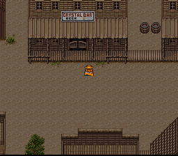 Live a Live (SNES) screenshot: A typical Wild West town