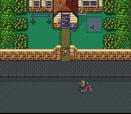 Live a Live (SNES) screenshot: Near future chapter: nice house