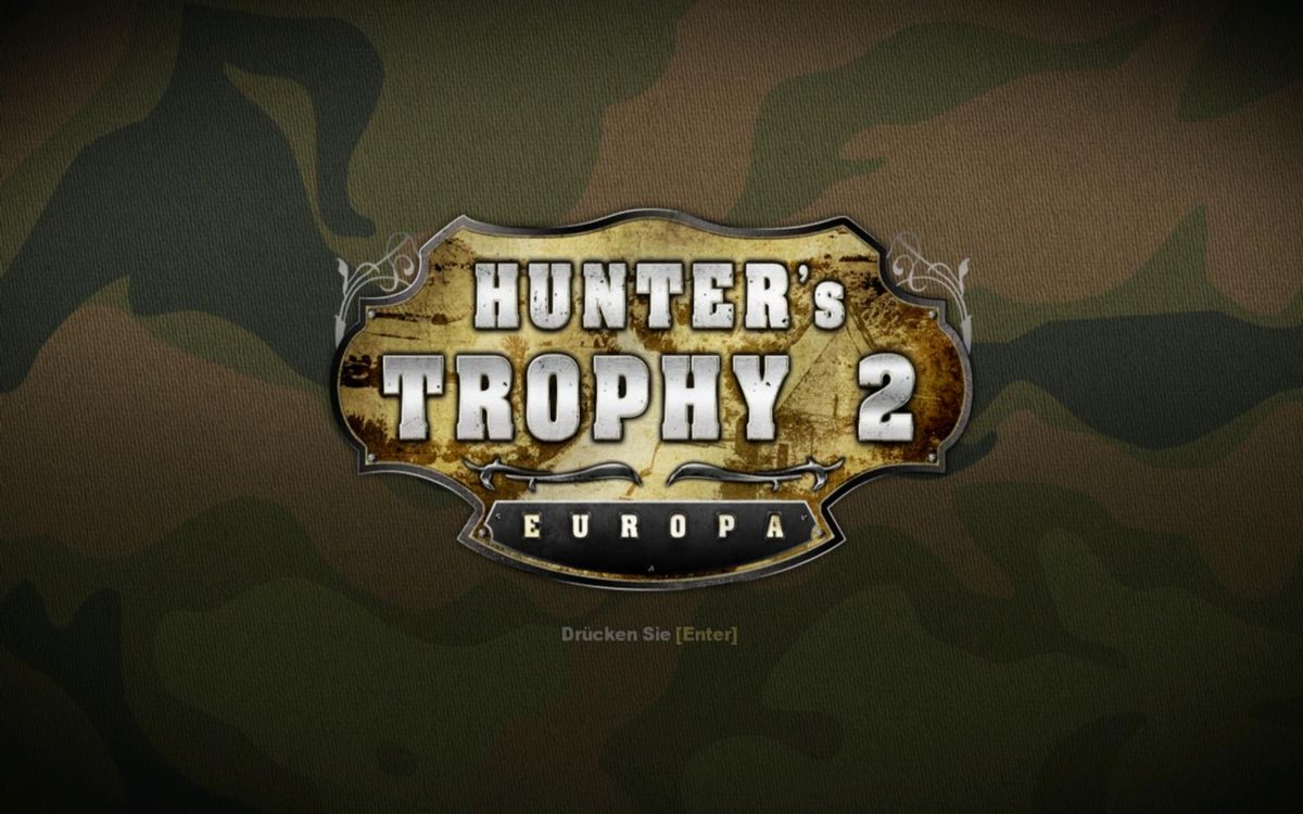 Hunter's Trophy 2: Europa (Windows) screenshot: title screen
