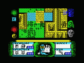 Avenger (MSX) screenshot: A bridge to cross