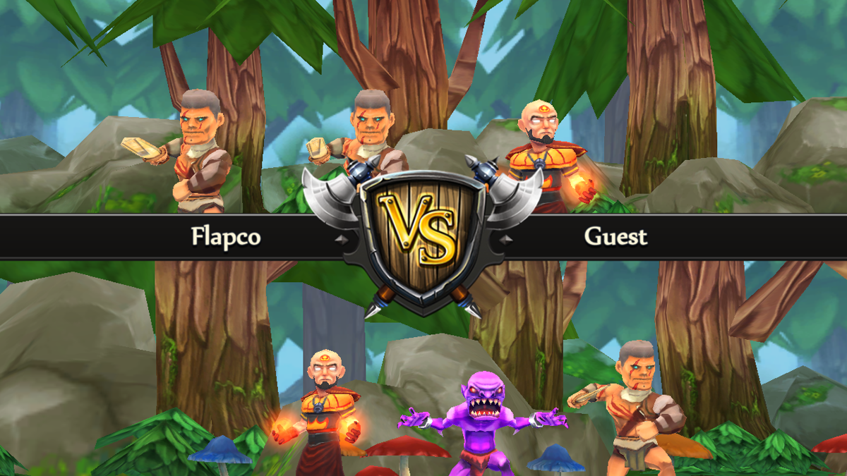 Party of Heroes (Browser) screenshot: vs mode