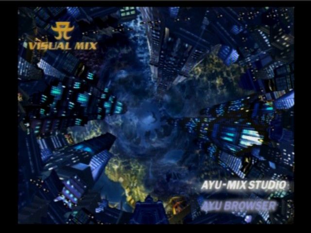 Visual Mix: Ayumi Hamasaki Dome Tour 2001 (PlayStation 2) screenshot: Second disc lets you use the mix studio and a browser