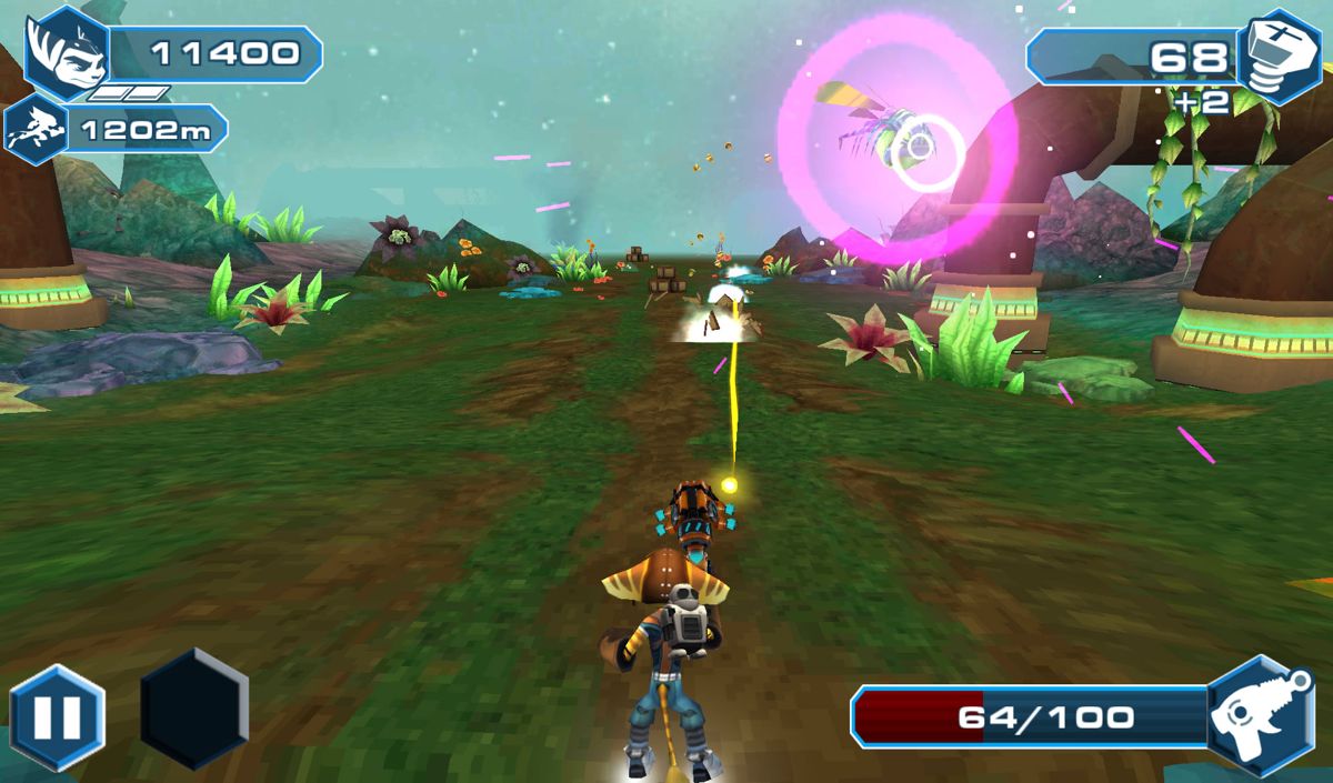 Screenshot of Ratchet & Clank Before the Nexus (Android, 2013) MobyGames