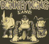 Donkey Kong Land (Game Boy) screenshot: Title Screen