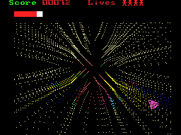 Hot Shoe (MSX) screenshot: Going out of warp.