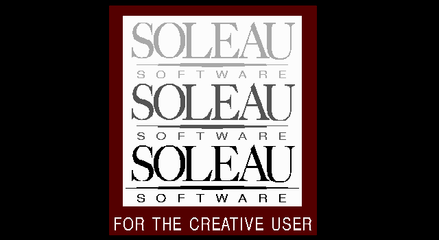 Loader Larry (DOS) screenshot: Soleau Software presents