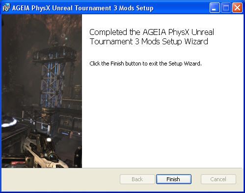 PhysX Extreme Unreal Tournament 3 Mod-Pack (Windows) screenshot: Title