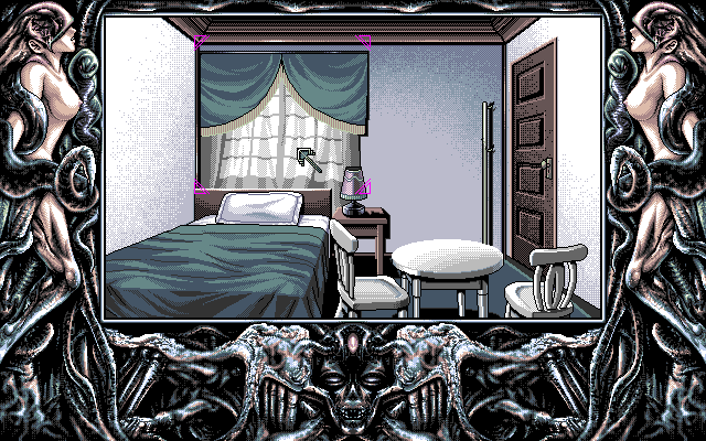 Necronomicon (PC-98) screenshot: Hotel room