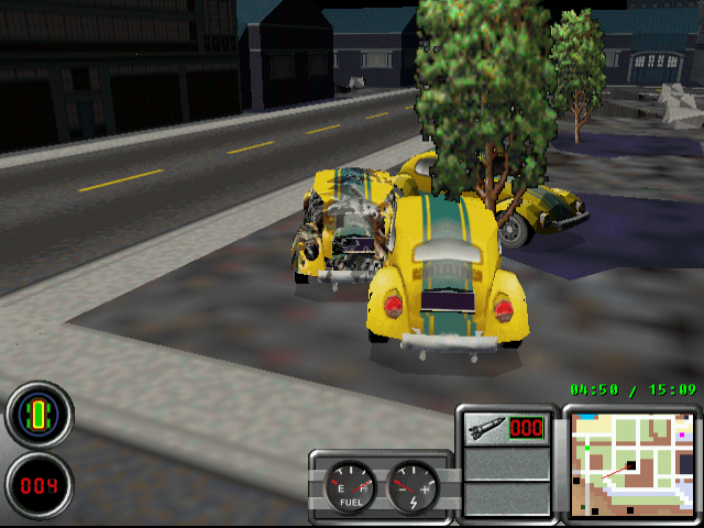 Streets of SimCity (Windows) screenshot: you almost got me!