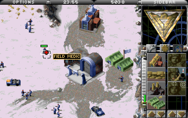 Command & Conquer: Red Alert (DOS) screenshot: Field medic