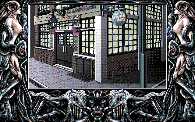 Necronomicon (PC-98) screenshot: The game has this "scarily cozy" look...