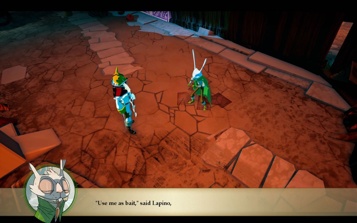 Stories: The Path of Destinies (Windows) screenshot: A conversation with your friend Lapino