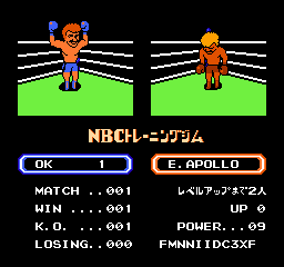 Ring King (NES) screenshot: You won the bout!