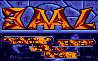 Baal (Amiga) screenshot: Title screen