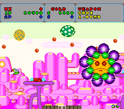 Fantasy Zone (TurboGrafx-16) screenshot: Boss