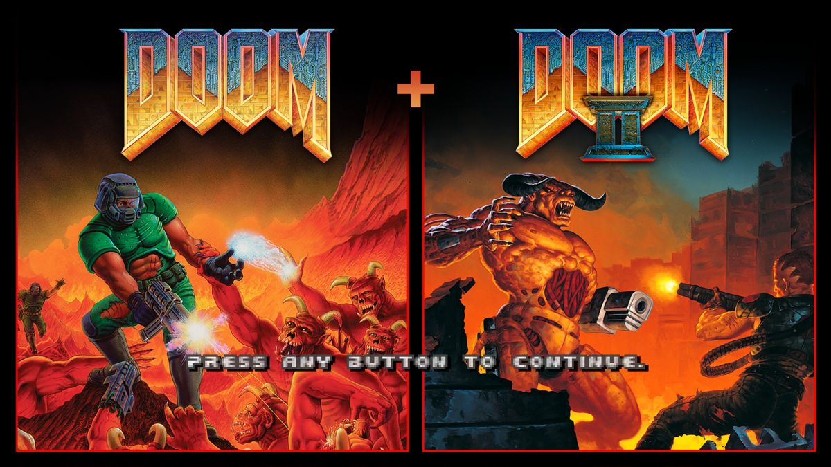 Doom + Doom II (Windows) screenshot: Title screen