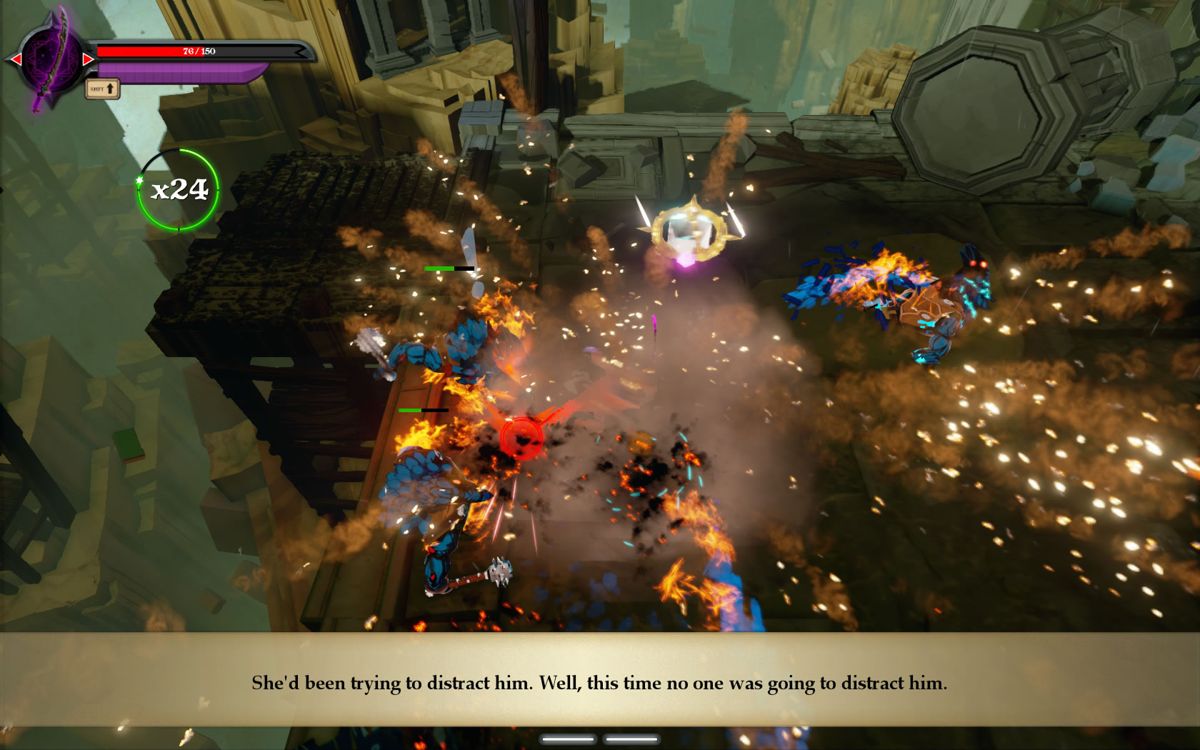Stories: The Path of Destinies (Windows) screenshot: Fights are often mayhem.