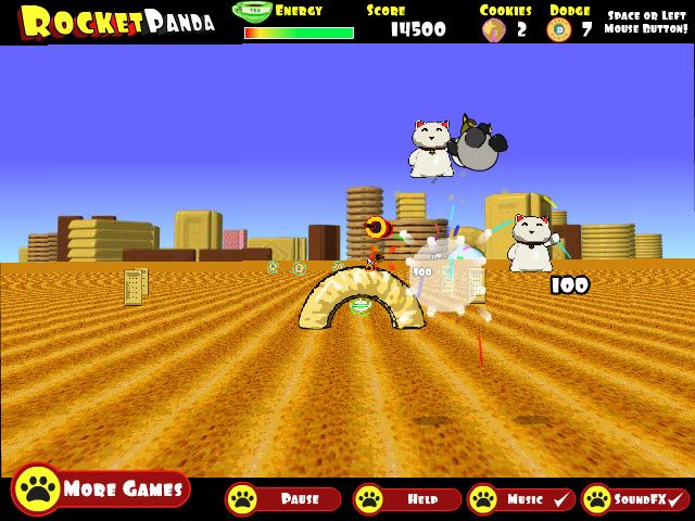 Rocket Panda (Browser) screenshot: Level 1