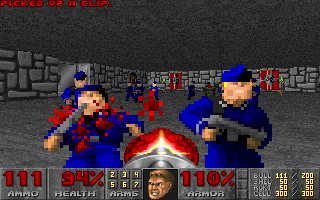 Doom II (DOS) screenshot: This all looks so familiar...