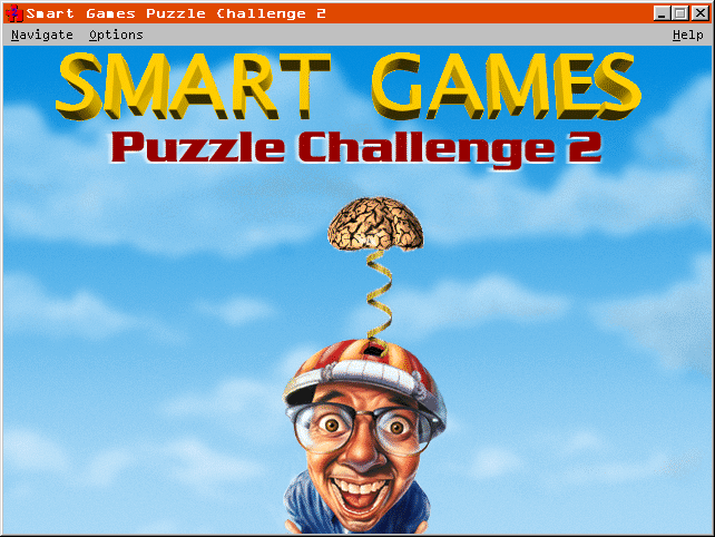 Smart Games Puzzle Challenge 2 (Windows 3.x) screenshot: Title Screen
