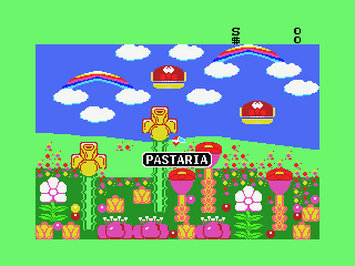 Fantasy Zone II (MSX) screenshot: Colorful worlds