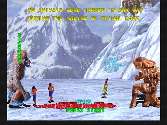 Screenshot of Primal Rage (SEGA Saturn, 1994) - MobyGames