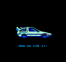 Back to the Future Part II & III (NES) screenshot: Now Go For It!