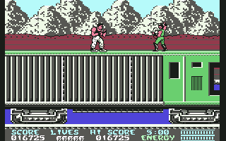 Bad Dudes (Commodore 64) screenshot: Boss