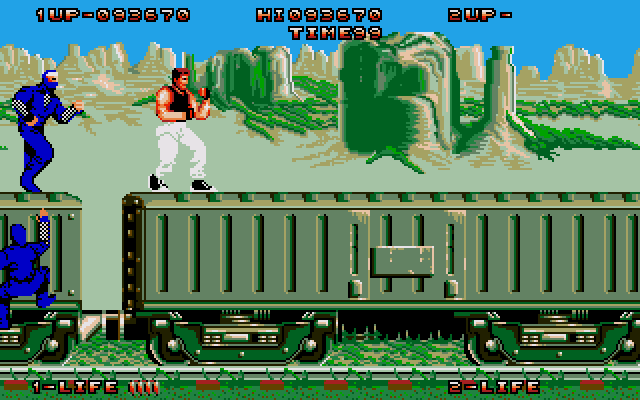 Bad Dudes (Amiga) screenshot: Stage 5