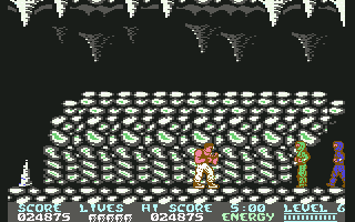 Bad Dudes (Commodore 64) screenshot: Stage 6