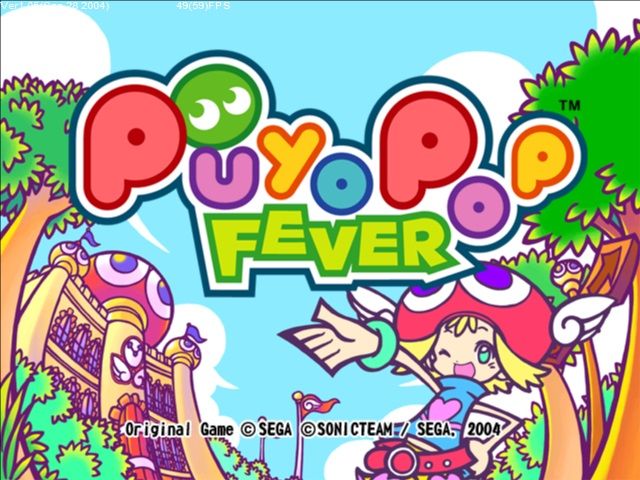 Puyo Pop Fever (Windows) screenshot: Title Screen