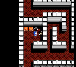 Doraemon: Giga Zombie no Gyakushū (NES) screenshot: Strange house...