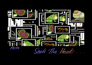 Heatseeker (Commodore 64) screenshot: Seek the Heat
