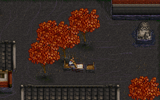 Xuan-Yuan Sword: Dance of the Maple Leaves (DOS) screenshot: Huanghe is going crazy!